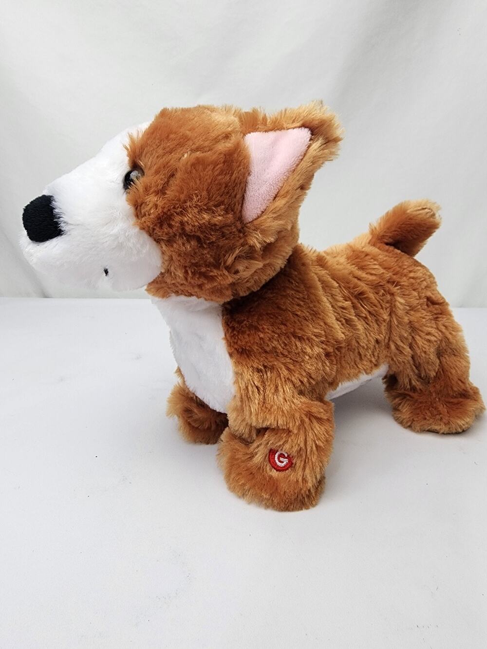Gemmy Animated Dancing "Fancy Like (Applebees)" Corgi Tested/Working Clean Soft